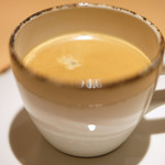サンプリシテ - ランチコース 5940円 のコーヒー