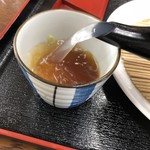 手打ちそば処 天悠 - 蕎麦湯