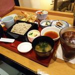 そばや 池乃家 - 海老と野菜の天ぷら昼膳