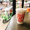 McDonald's - ドリンク写真:トゥクトゥク眺めながら!!