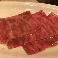 うしごろバンビーナ 渋谷店 - イチボ(写真のは一枚すでに焼かれてるところ)