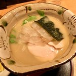 真鯛らーめん まるき - 真鯛らーめん 塩 トッピング:鯛の昆布〆