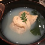 まき村 - 桑名産本蛤の椀 若布 木の芽