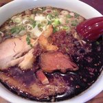 MARU龍 - ○龍ラーメン（黒）：600円