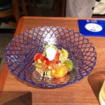 ブルーノート東京 - トマトサラダ　バルサミコとリコッタチーズ　￥1600