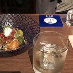 ブルーノート東京 - ジャックダニエル　ロックで。￥2200