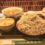 味奈登庵 - カレー南蛮そば 大盛り 別盛り＋揚げ玉！