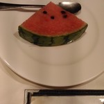 北島亭 - お口直しのスイカ（男性用）