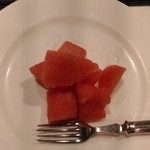 北島亭 - お口直しのスイカ（女性用）