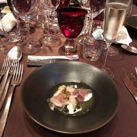 RISTORANTE OZIO - オマールブルーと生ハム メロンの冷製スープ