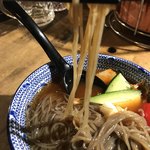 小田原畜産姉妹店　激旨焼肉 うしえ者 - めちゃくちゃ麺が固かったー