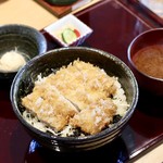 とんかつ葉月 - 醤油かつ丼定食