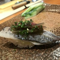 天寿し 京町店 - こあじにミョウガ羅臼昆布