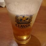 焼肉 グルマンズいとう - クラシック生ビール(飲んでる途中)