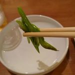 焼肉 グルマンズいとう - ナムルのなんだっけ？あ、絹さやです…