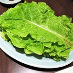 東海苑 - サンチュ。