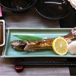 おいらせ - 天然岩魚の塩焼き。