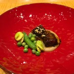 スーツァン・レストラン陳 - 牛サーロインと豆
