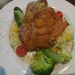 シエル ブルー - 鶏もも肉のポアレ