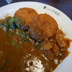カレーハウス ＣｏＣｏ壱番屋 - 滋賀の鹿肉コロッケカレー（900円）