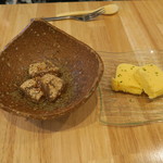 蕎麦懐石 義 - 30年7月　すだちのチーズケーキ ・わらびもち