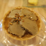 蕎麦懐石 義 - 30年7月　蕎麦とコーヒーアイスもなか中身