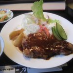 キッチン一力 - ポークチャップ定食