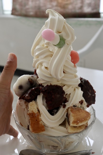 ビッグあずきパフェ(*ﾟ▽ﾟ)ﾉ』by 金太郎5050 : あまどうらく