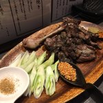 キッチン はる - 鴨の炭火もも焼き  北海道産