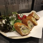 キッチン はる - ささみバジルチーズ揚げ