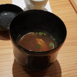 寿しの吉乃 - あさり赤だし