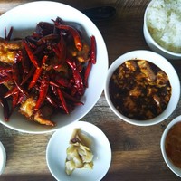 CINA New Modern Chinese - 辣子鶏&追加の麻婆豆腐