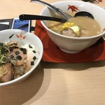 Ramen Sekai - コーンバター ミニ 焼豚丼セット