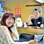 麺処 晴 - '18.07大城店主＋あすかさん