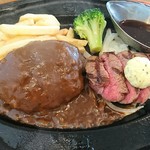 肉の万世 - ハンバーグとカットステーキ