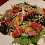 銀山亭 - 2018/6/28 ローストビーフのサラダ