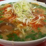 とん平食堂 - 辛口ホルモン麺