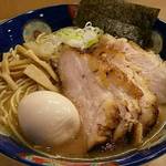 いっぱち - 2018.7.3  【チャーシュー麺 大盛】＋【味玉】 1120円＋100円＋100円