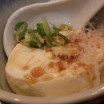 玄蕎麦 野中 - こだわり豆腐、アップ