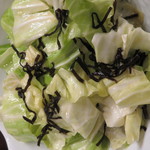 風来坊 - おつまみキャベツ（350円）