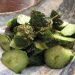 風来坊 - きゅうりの梅たたき（350円）