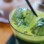 和三盆 恵菓 - 冷抹茶（ひやしまつちや）の泡沫（うたかた）