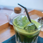 和三盆 恵菓 - 冷抹茶（ひやしまつちや）