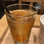 Soup Stock Tokyo - ●朝のお粥500円税込・セットドリンク ICEウーロン茶