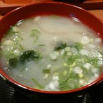 純喫茶 マチルダ - 玉ねぎ沢山の美味しい味噌汁