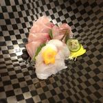 いかるが - 刺身三点盛り