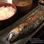 越後屋　宇右衛門 - さば文化干し定食 ご飯大盛 820円