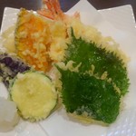 美味魚菜 いとう - 天ぷら盛り合わせ