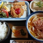 くるまや - 日替り定食(税込850円)