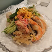 重慶飯店 岡山店 - 盛り付け後 2018年7月